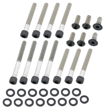 BLACK STAINLESS STEEL PRIMARY COVER SCREWS 2021 to present RH Sportster